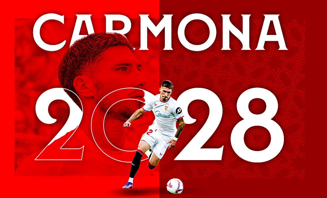 Carmona extended until 2028 | Sevilla FC