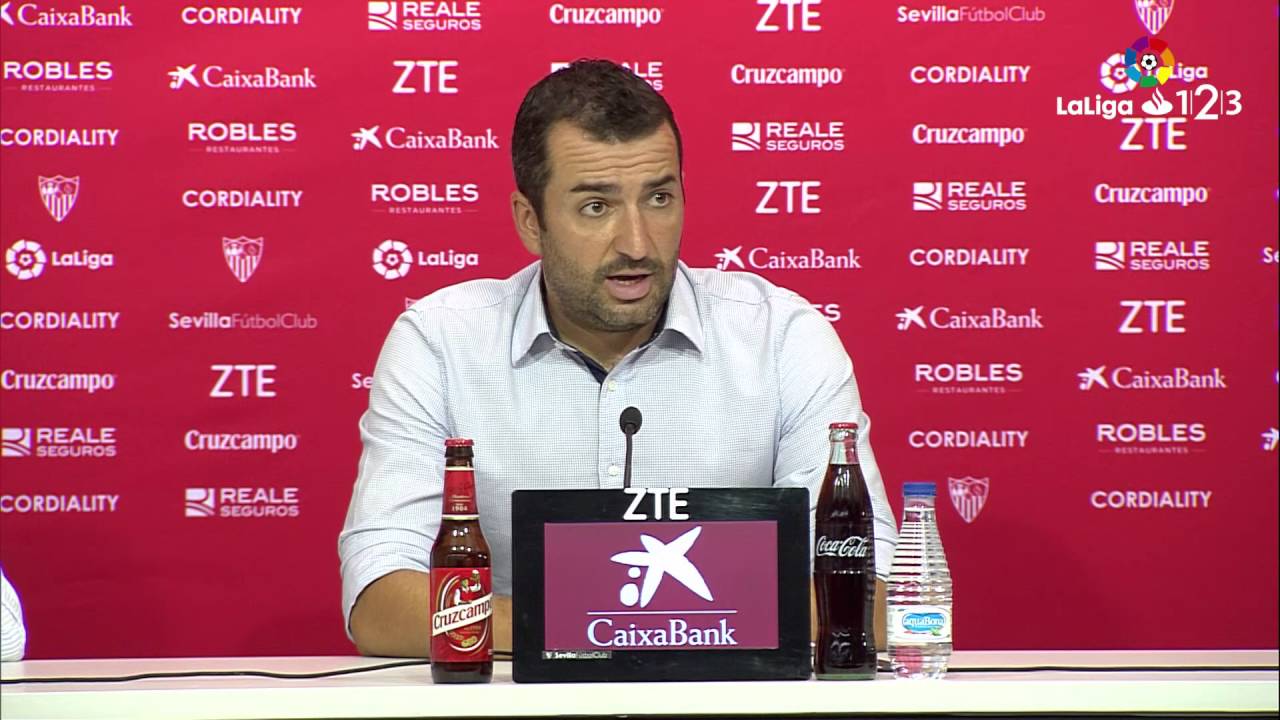 Diego Martínez entrenador del Sevilla Atlético
