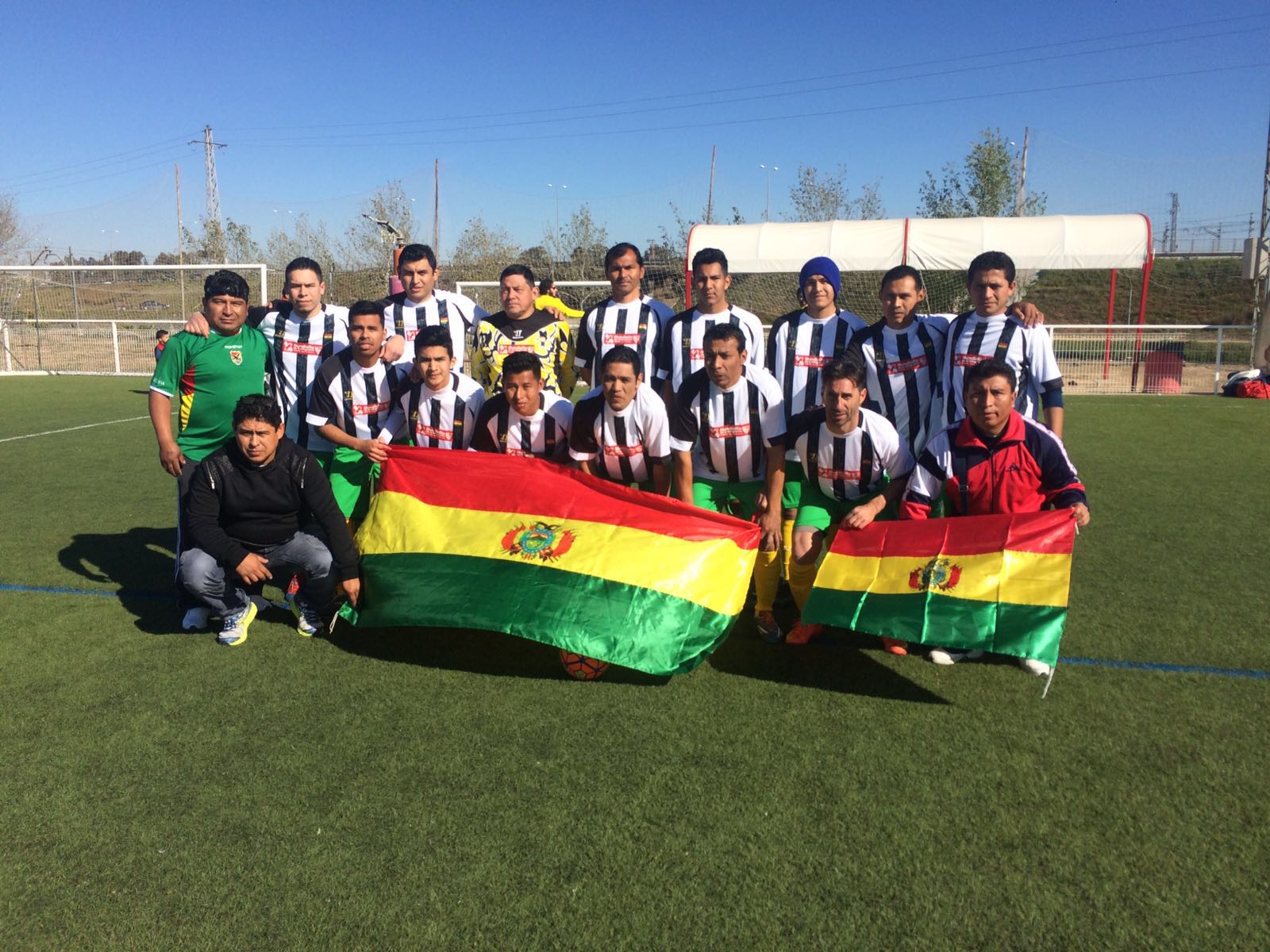 La selección boliviana en el Mundialito de la Integración