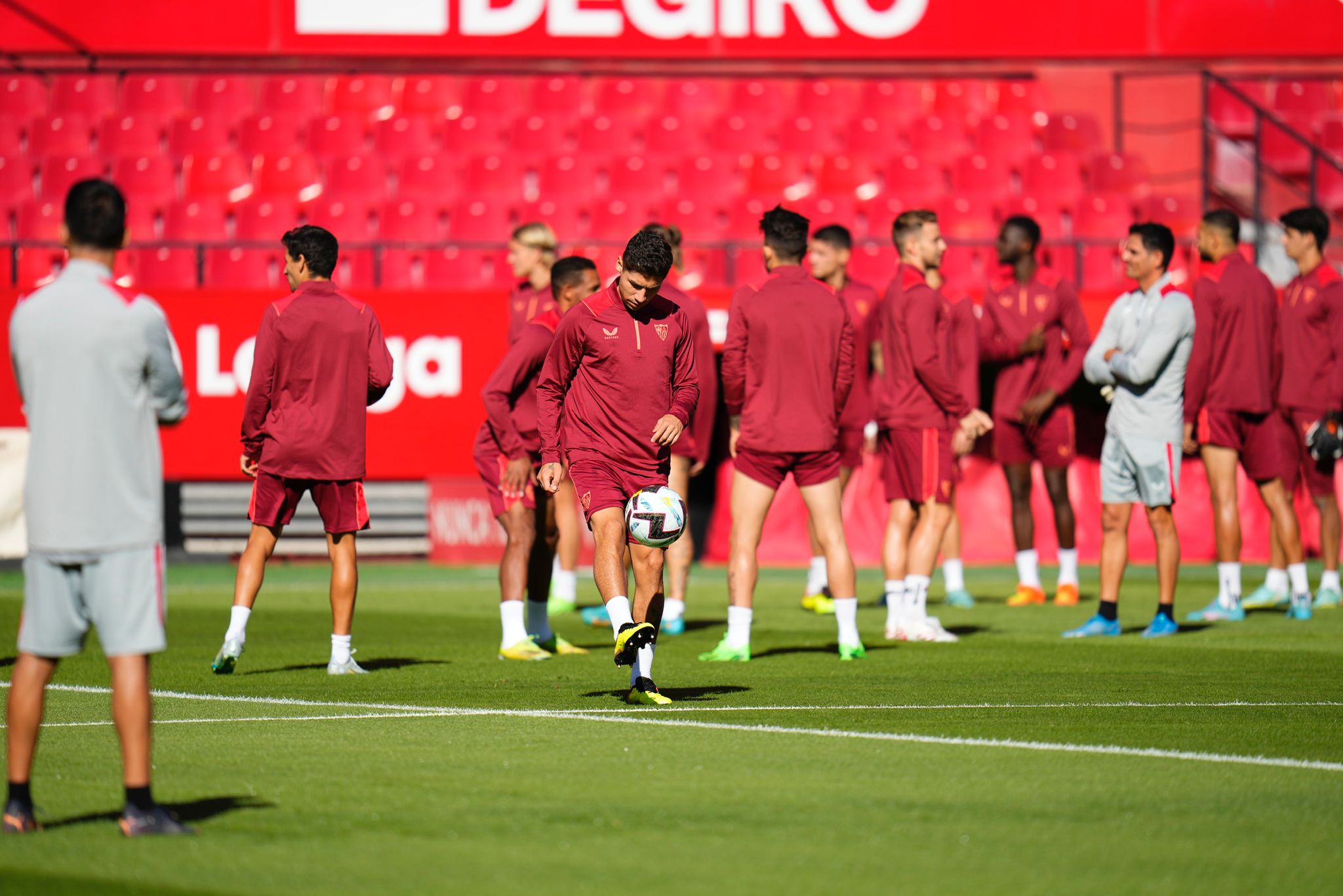 Sevilla FC training