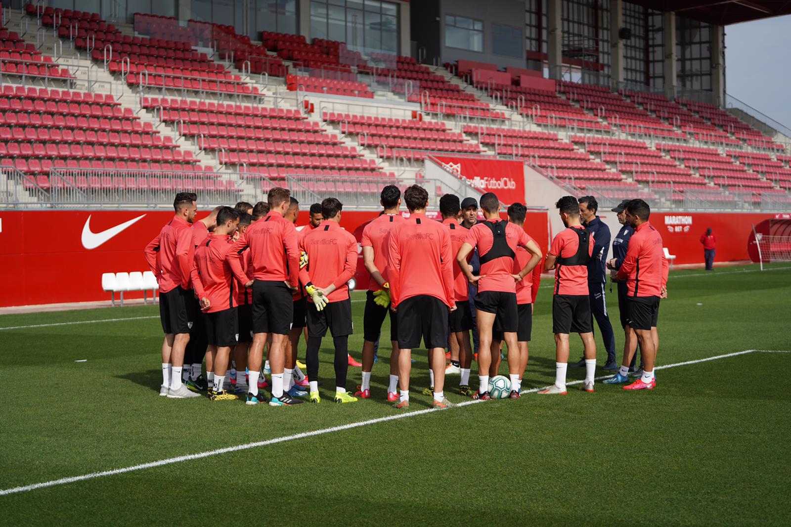Sevilla FC training, Thursday 12th March