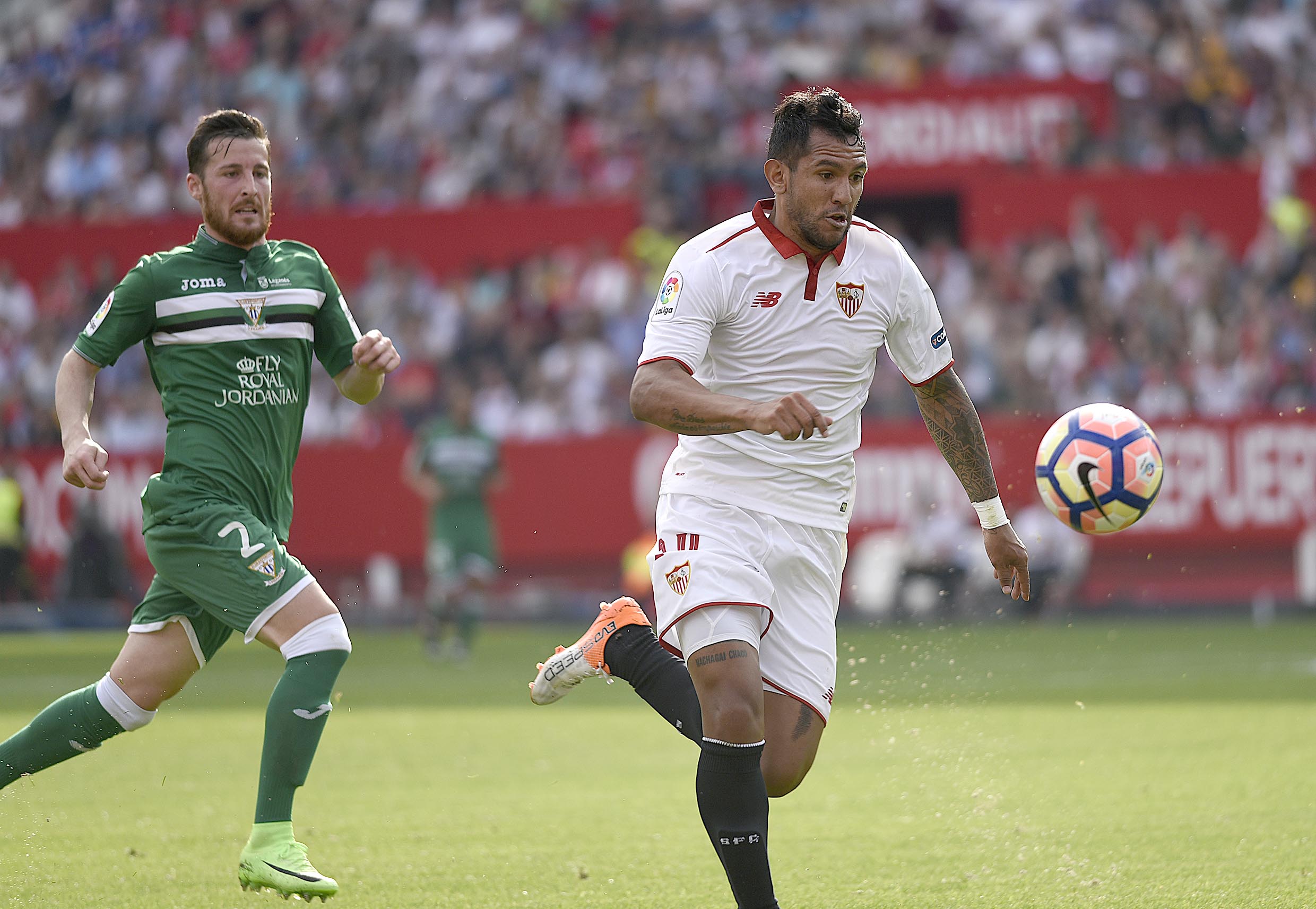 Montoya del Sevilla FC ante el CD Leganés