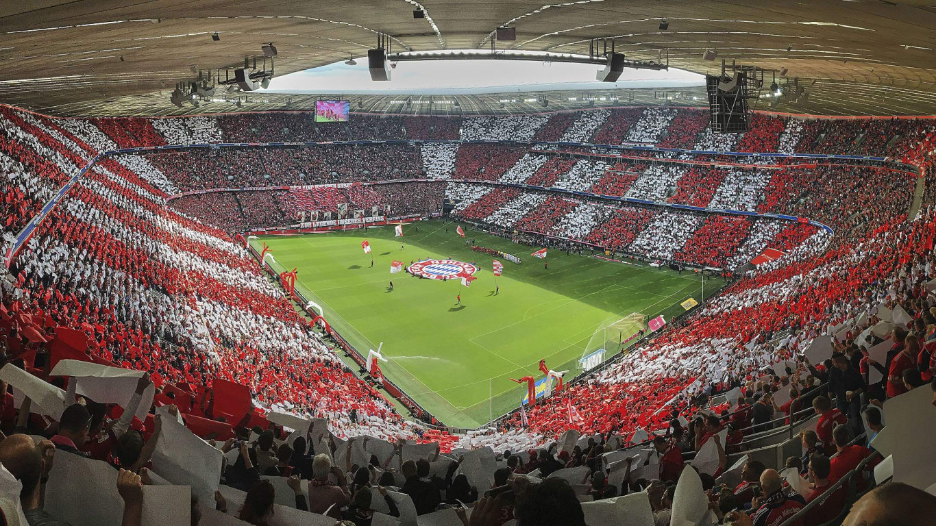 Vista del Allianz Arena de Múnich