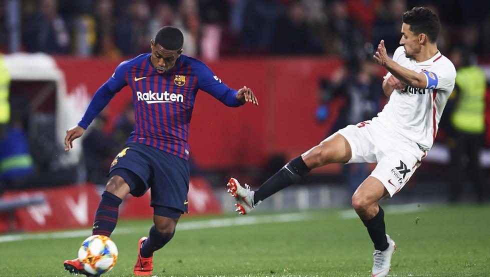 Cup tie in 2019 between Sevilla and Barcelona