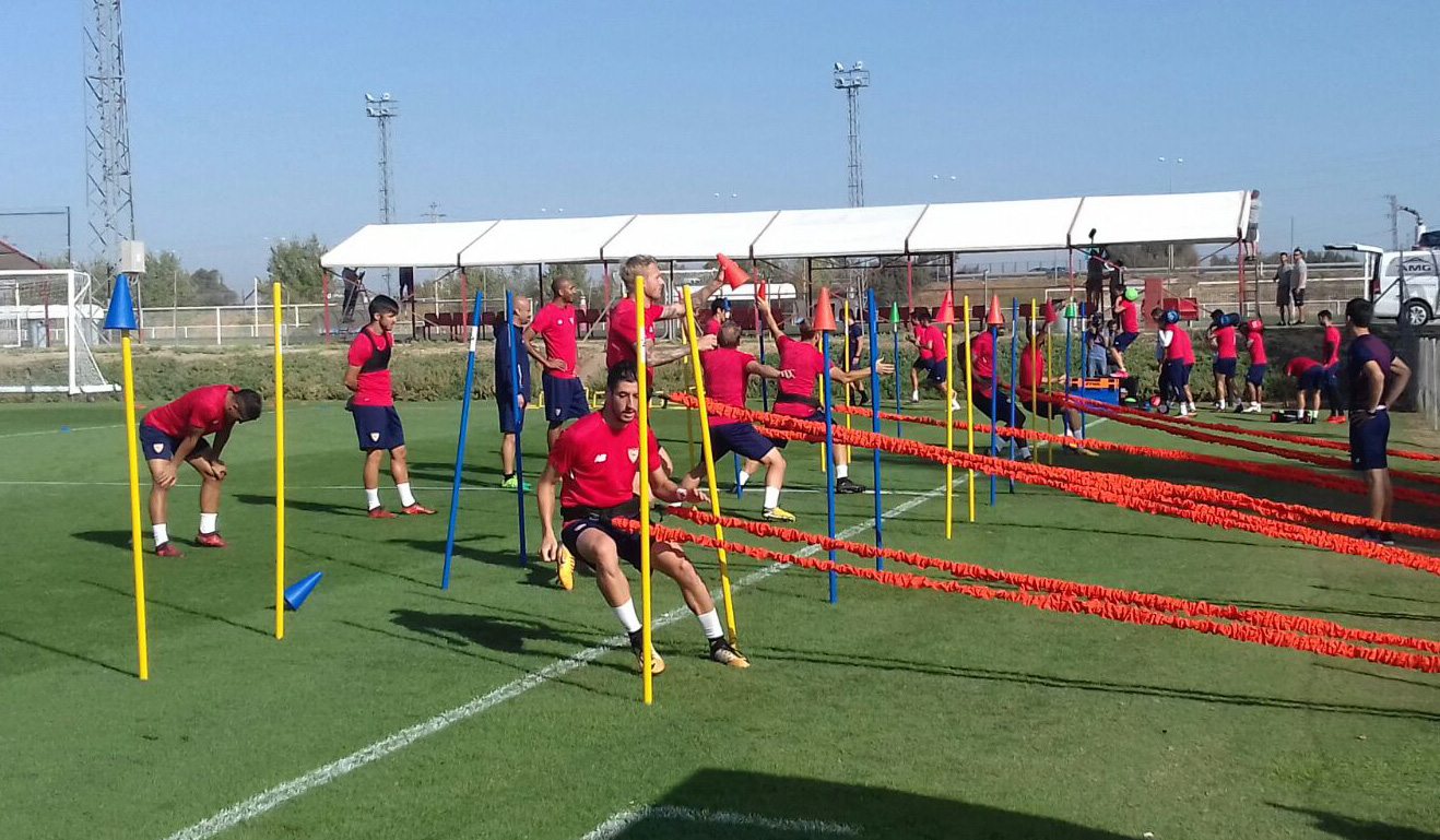 Sevilla FC in training 