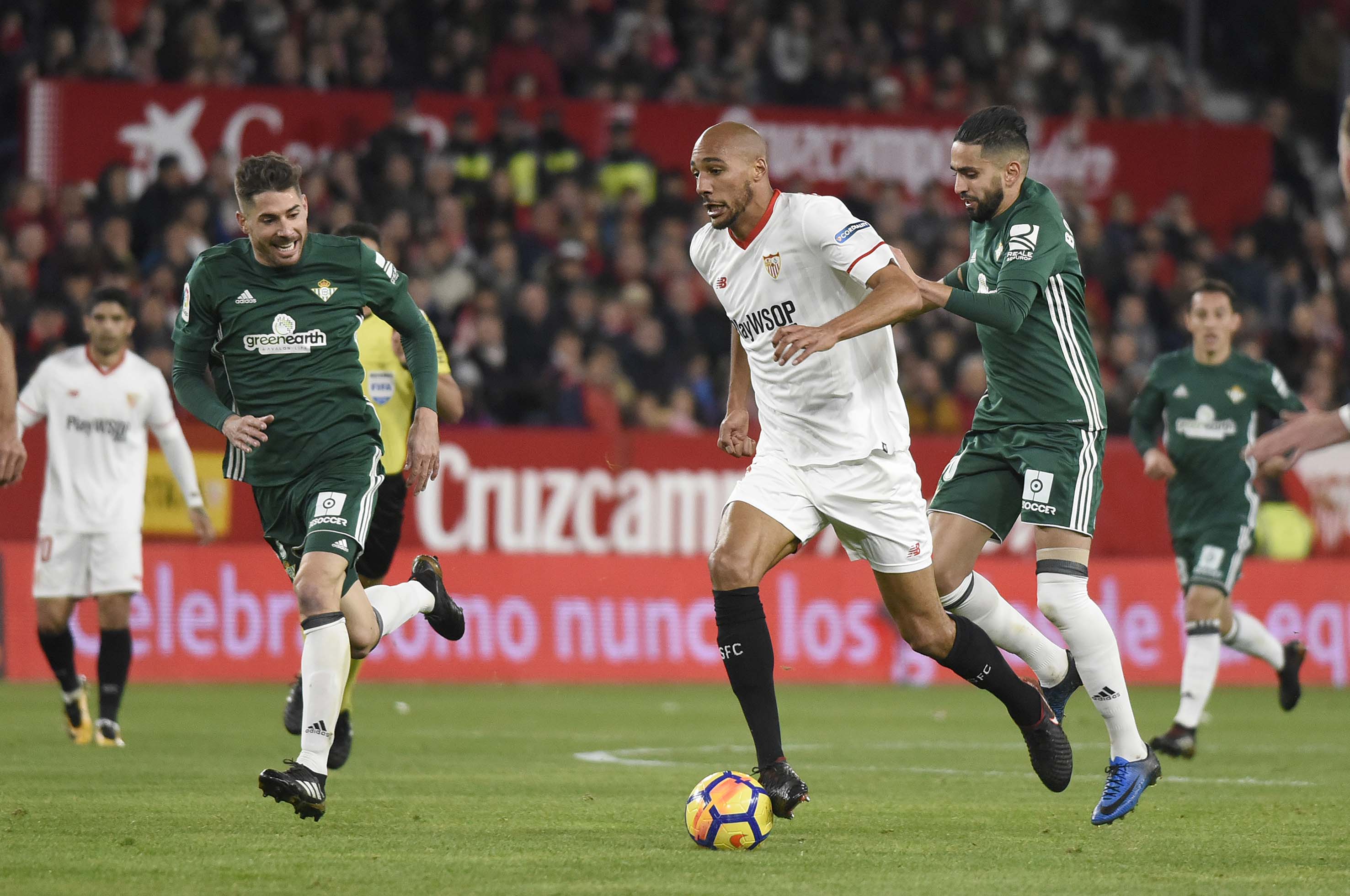 Partido entre el Sevilla FC y el Real Betis