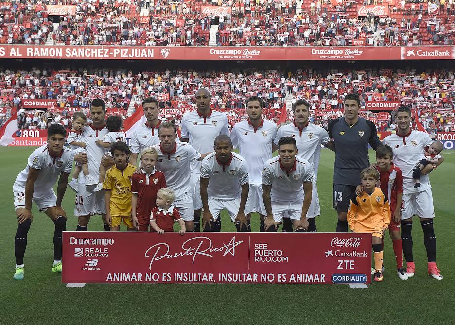Once inicial del Sevilla FC ante Osasuna