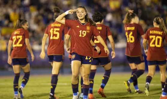 Inma Gabarro con la selección española