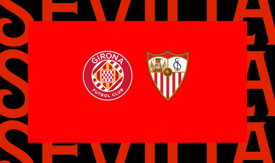 Partido entre el Girona FC y el Sevilla FC