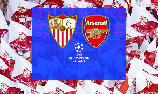 Partido entre el Sevilla FC y el Arsenal FC