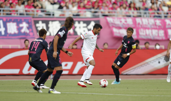 Montoya during the match against Cerezo Osaka