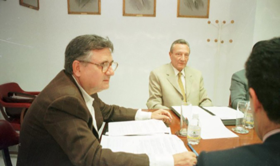 Rafael Carrión, junto a Roberto Alés en una imagen de archivo