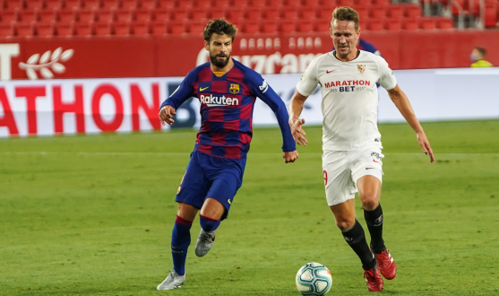 Imagen del Sevilla FC-FC Barcelona de la temporada 19/20