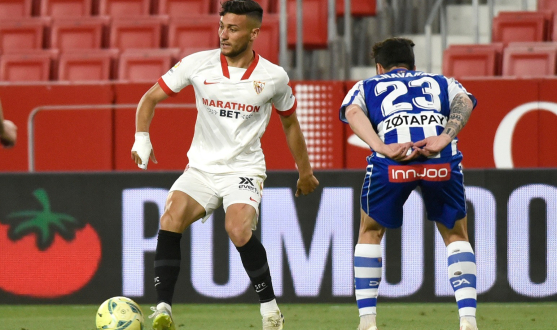 Una imagen del Sevilla FC-Deportivo Alavés de la temporada 20/21