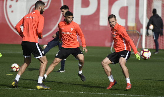 Sevilla training