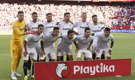 Sevilla FC's starting eleven