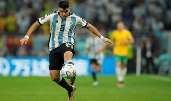 Marcos Acuña in action for Argentina 