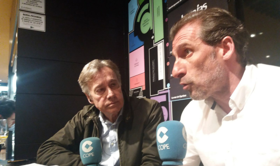 Óscar Arias en la tertulia de Deportes Cope Sevilla