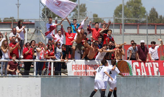 Celebración de gol Sevilla FC Femenino