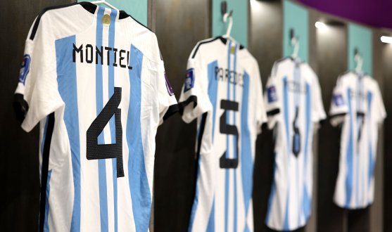 Gonzalo Montiel's Argentina shirt