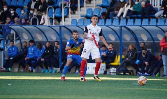 Imagen de Zarzana ante el FC Andorra