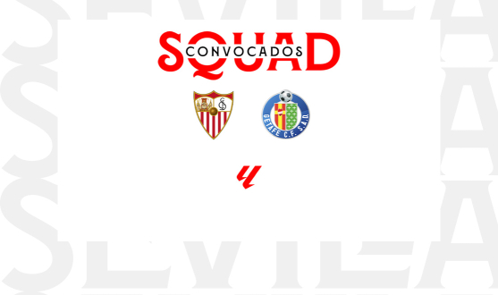 Sevilla FC squad vs Getafe CF