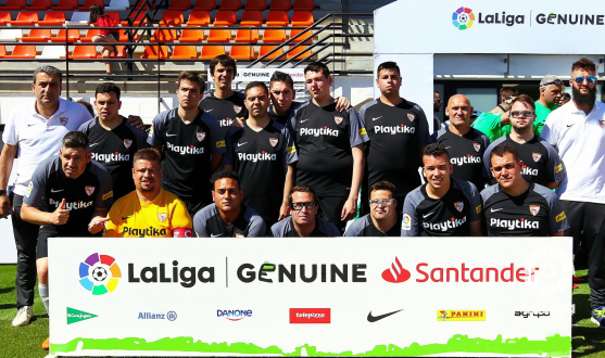 El Sevilla FC de LaLiga Genuine en Valencia
