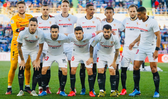 Sevilla FC's starting line-up against Getafe CF