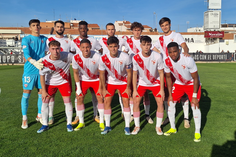 Imagen del Sevilla Atlético en Yecla