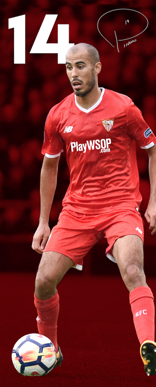 Guido Pizarro, jugador del Sevilla FC temporada 17/18