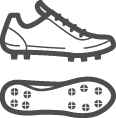 Icono botas de fútbol