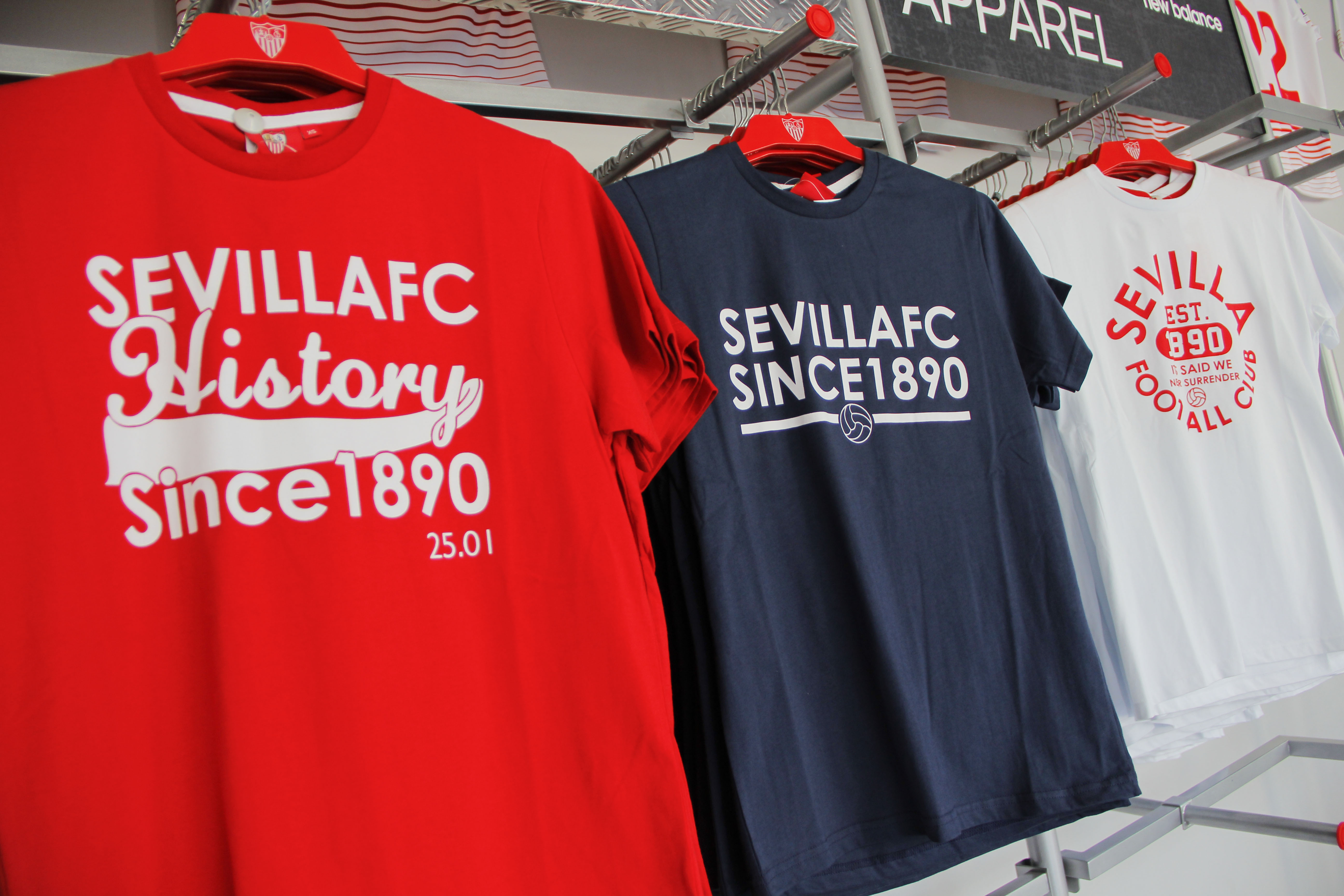 1890 T-SHIRTS COLLECTION available in red, blue and yellow at the SFC Official Shop
