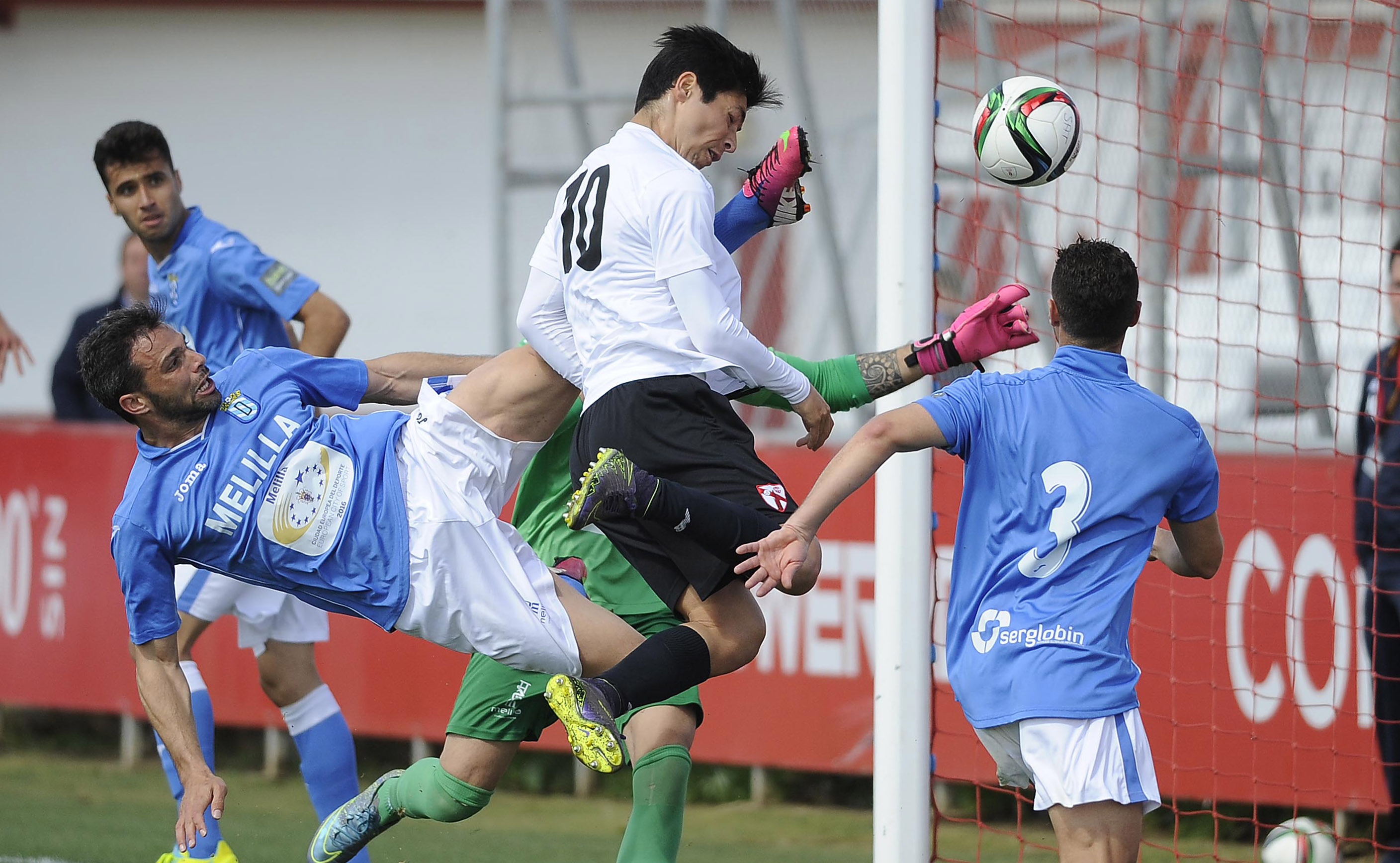 Gol de Borja Lasso ante el Melilla