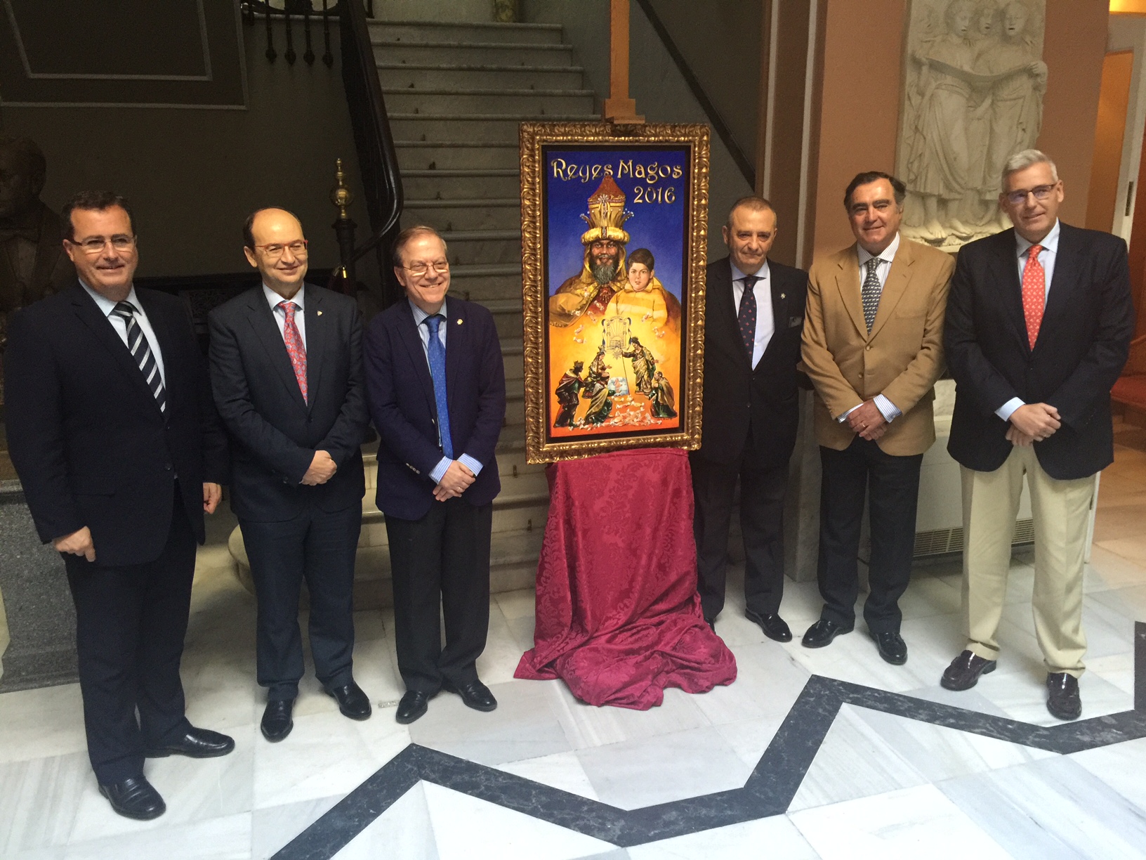 Presentación del cartel anunciador de la Cabalgata de Reyes de Sevilla