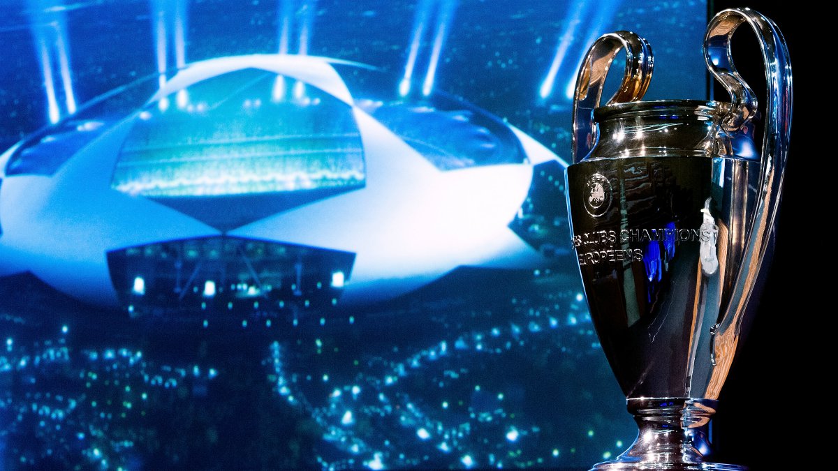 Imagen del trofeo de la Liga de Campeones
