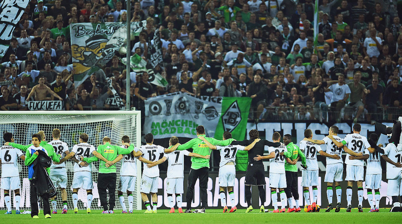 Borussia, celebración, Monchengladbach