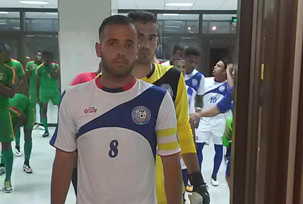 Emmanuel D'Andrea con la selección de Puerto Rico