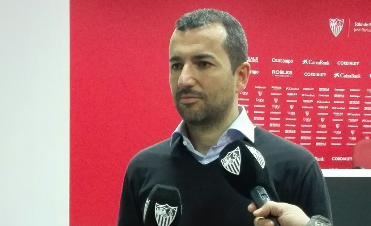 Diego Martínez entrenador del Sevilla Atlético