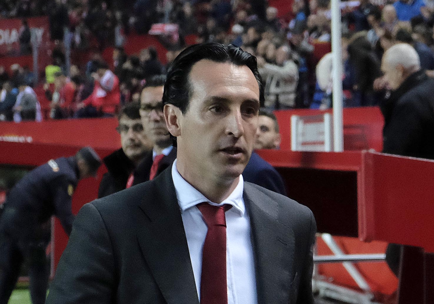 Emery, en el Sevilla FC-Mirandés