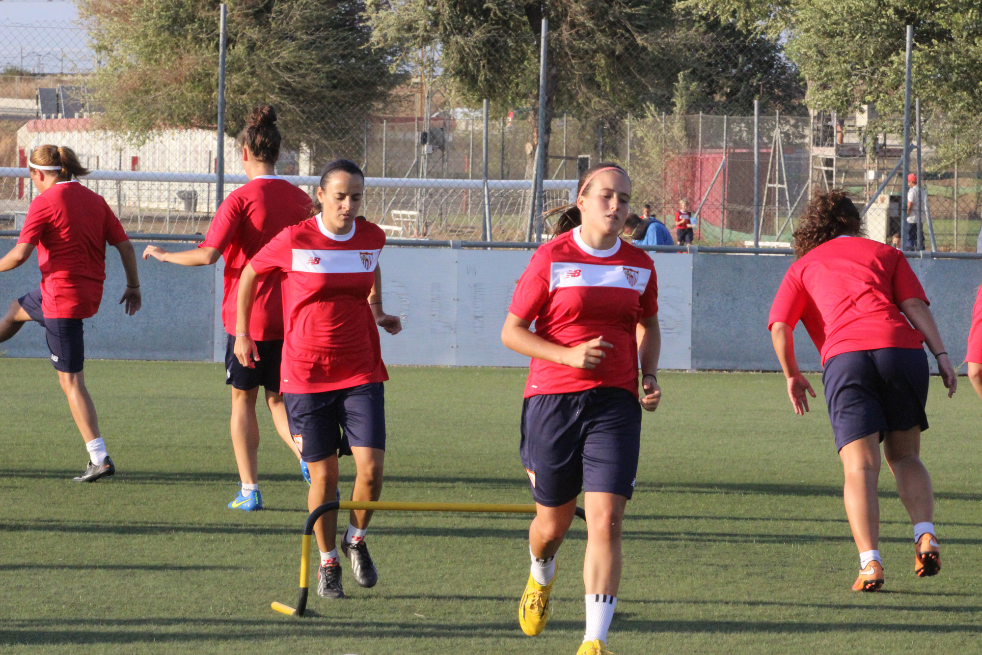 Un entrenamiento del Sevilla Femenino