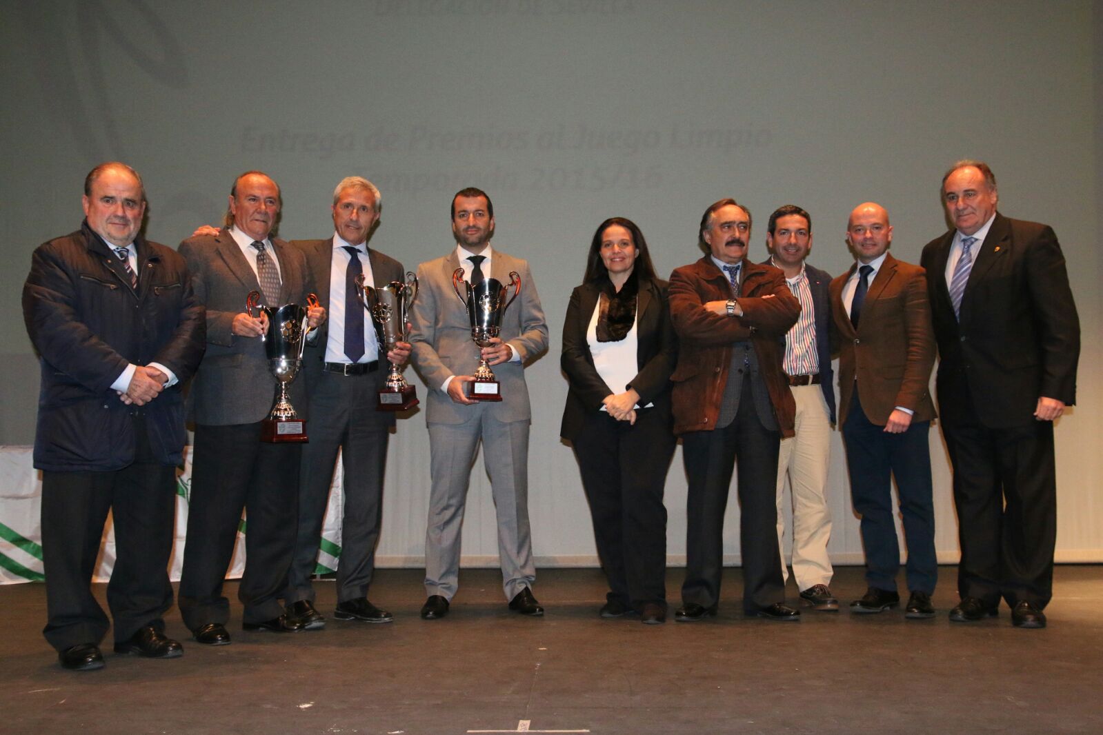 Premiados en la gala anual de la Federación Sevillana de Fútbol