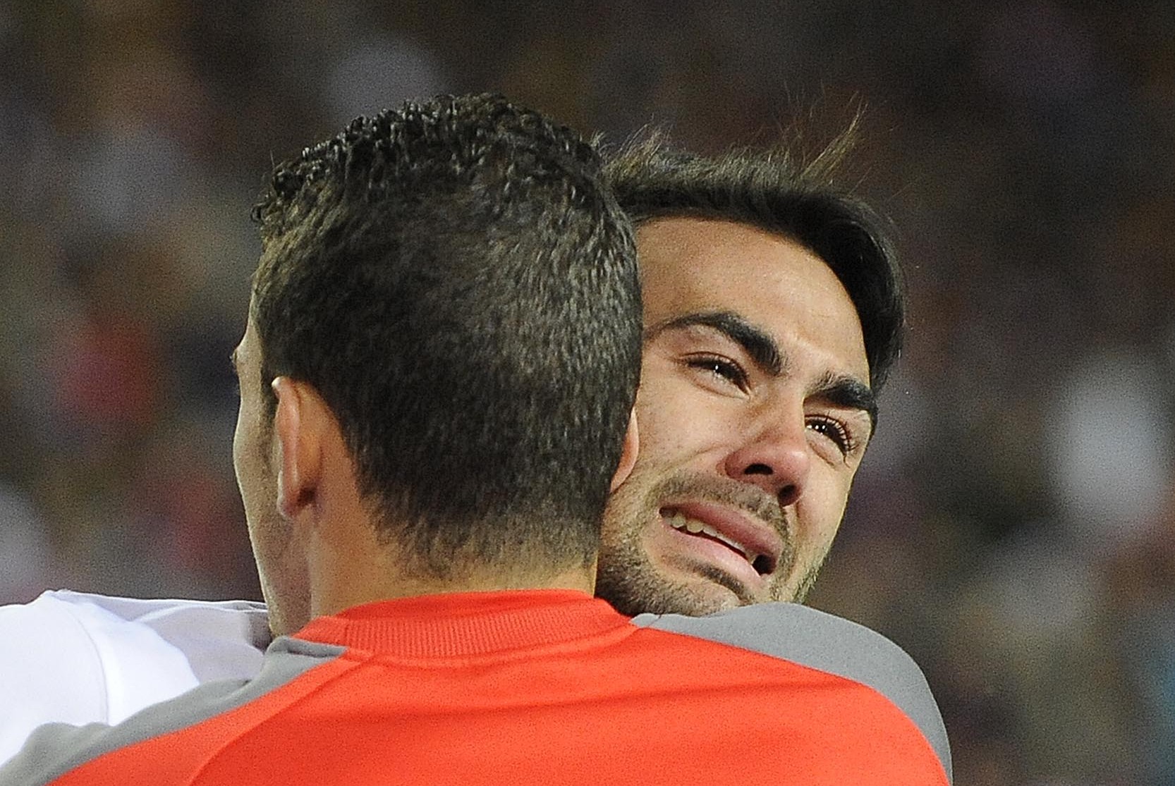 Lágrimas de Iborra en la final de Copa del Rey