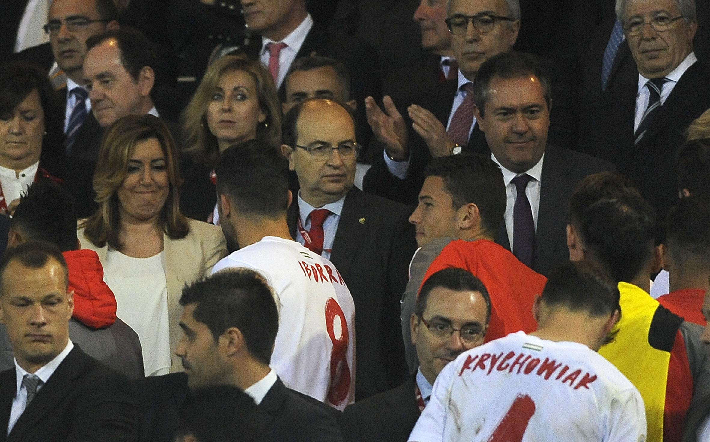 El presidente José Castro tras la final de Copa del Rey