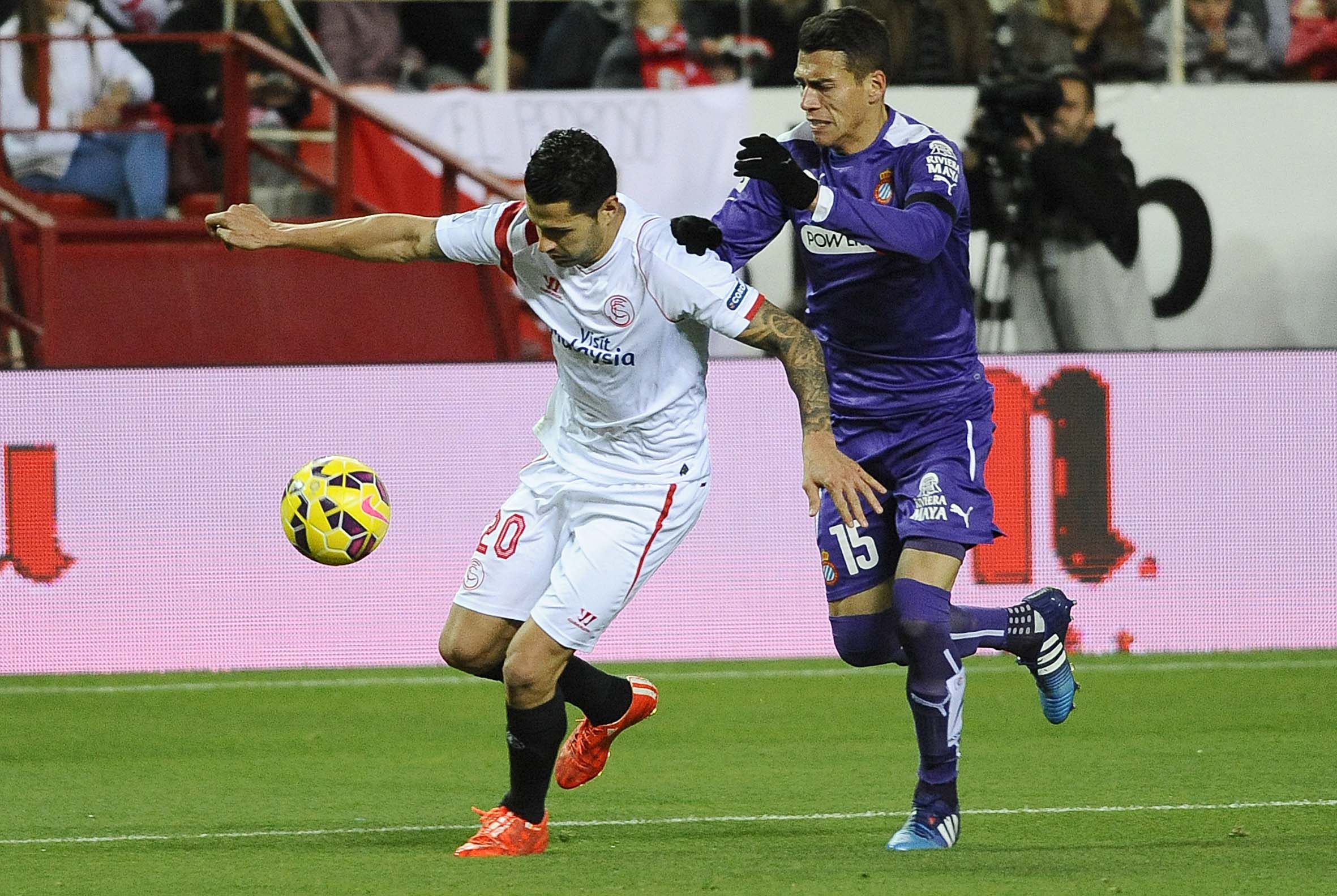 Imagen del Sevilla FC-RCD Espanyol de la pasada campaña