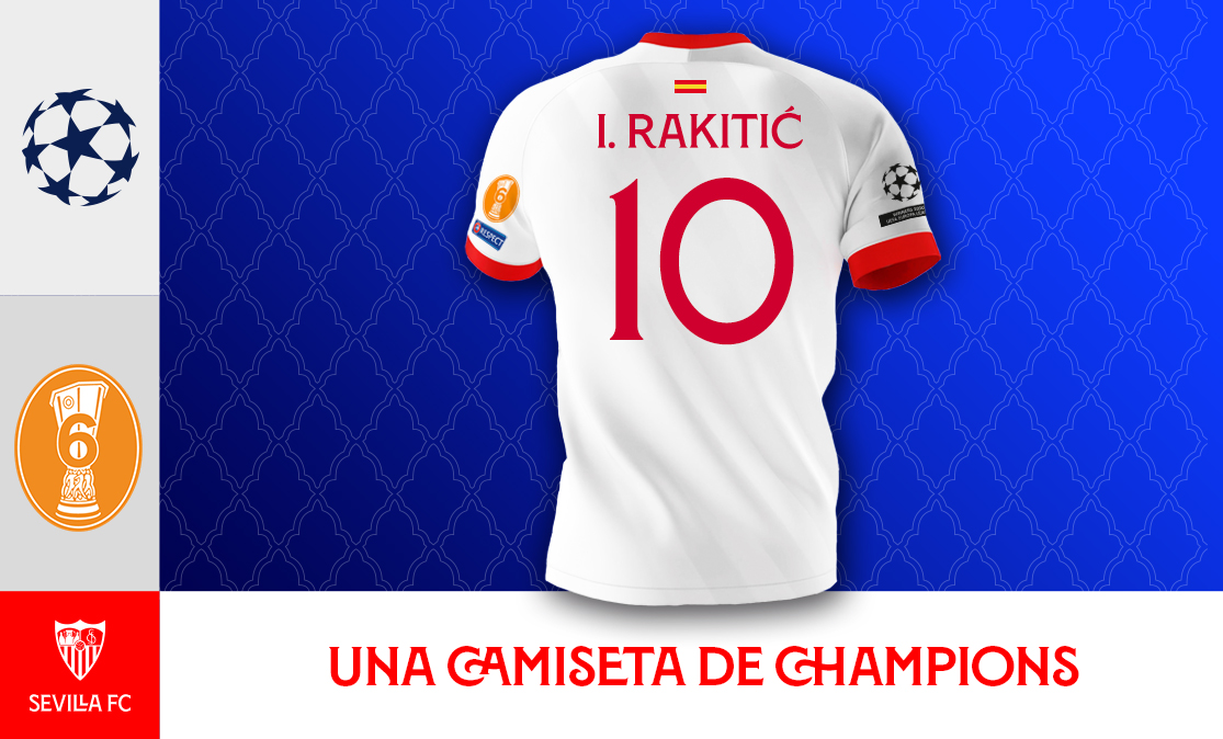 Camiseta del Sevilla FC para la Liga de Campeones 20/21
