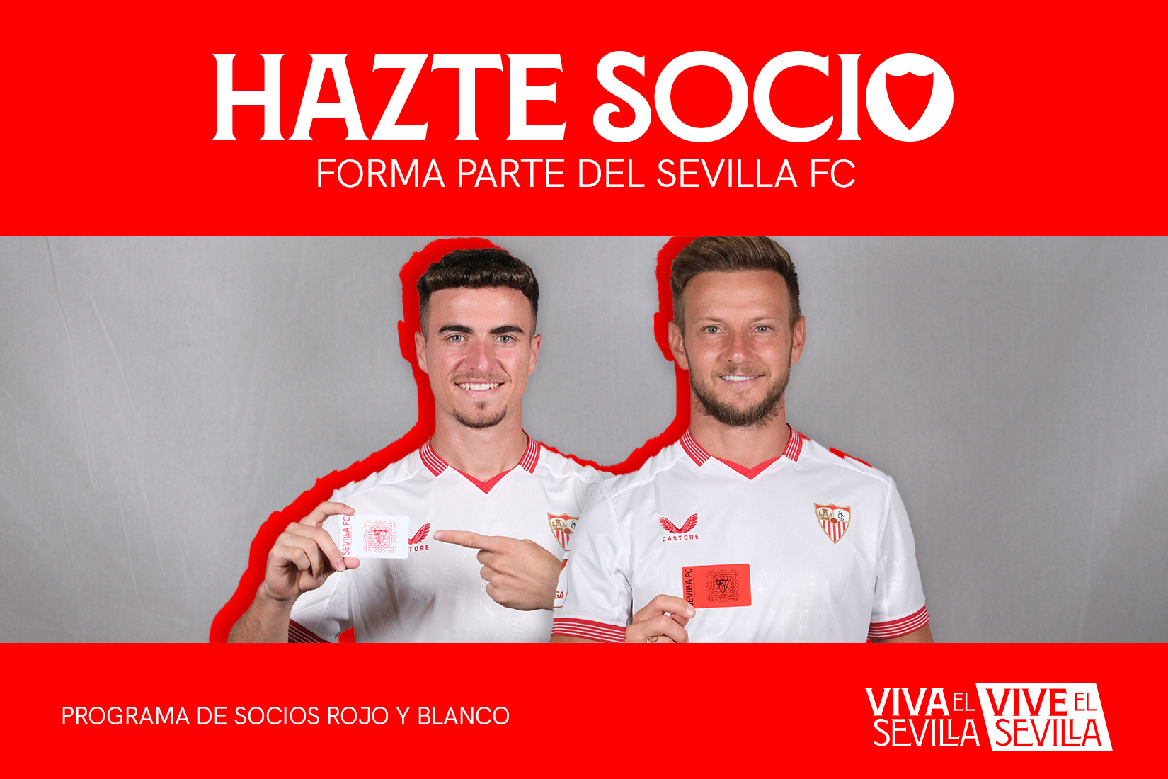 Nueva campaña de socios rojos y blancos del Sevilla FC