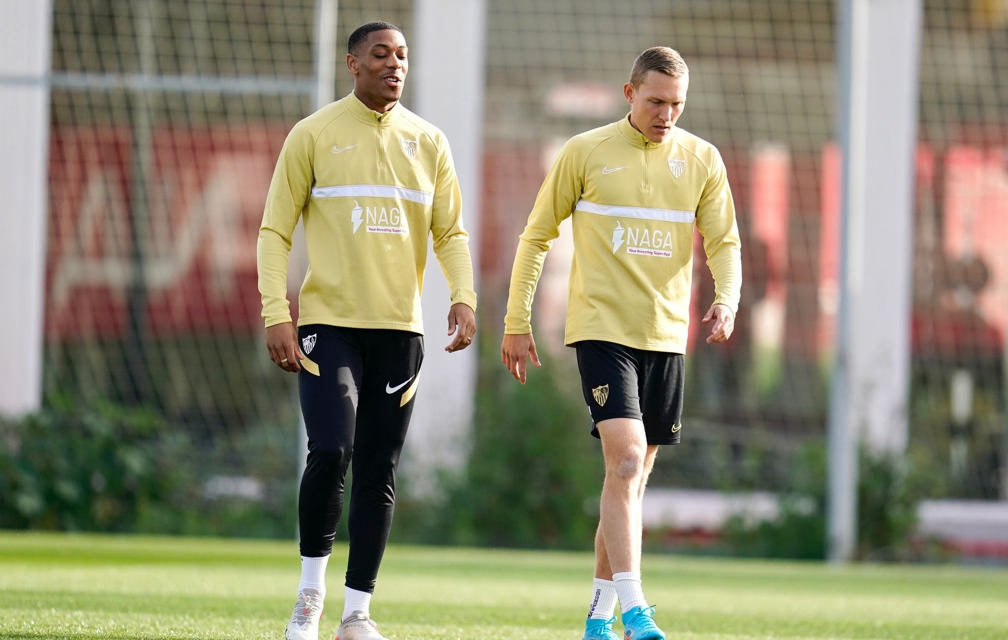 Martial trained with the rest of the team on Tuesday 