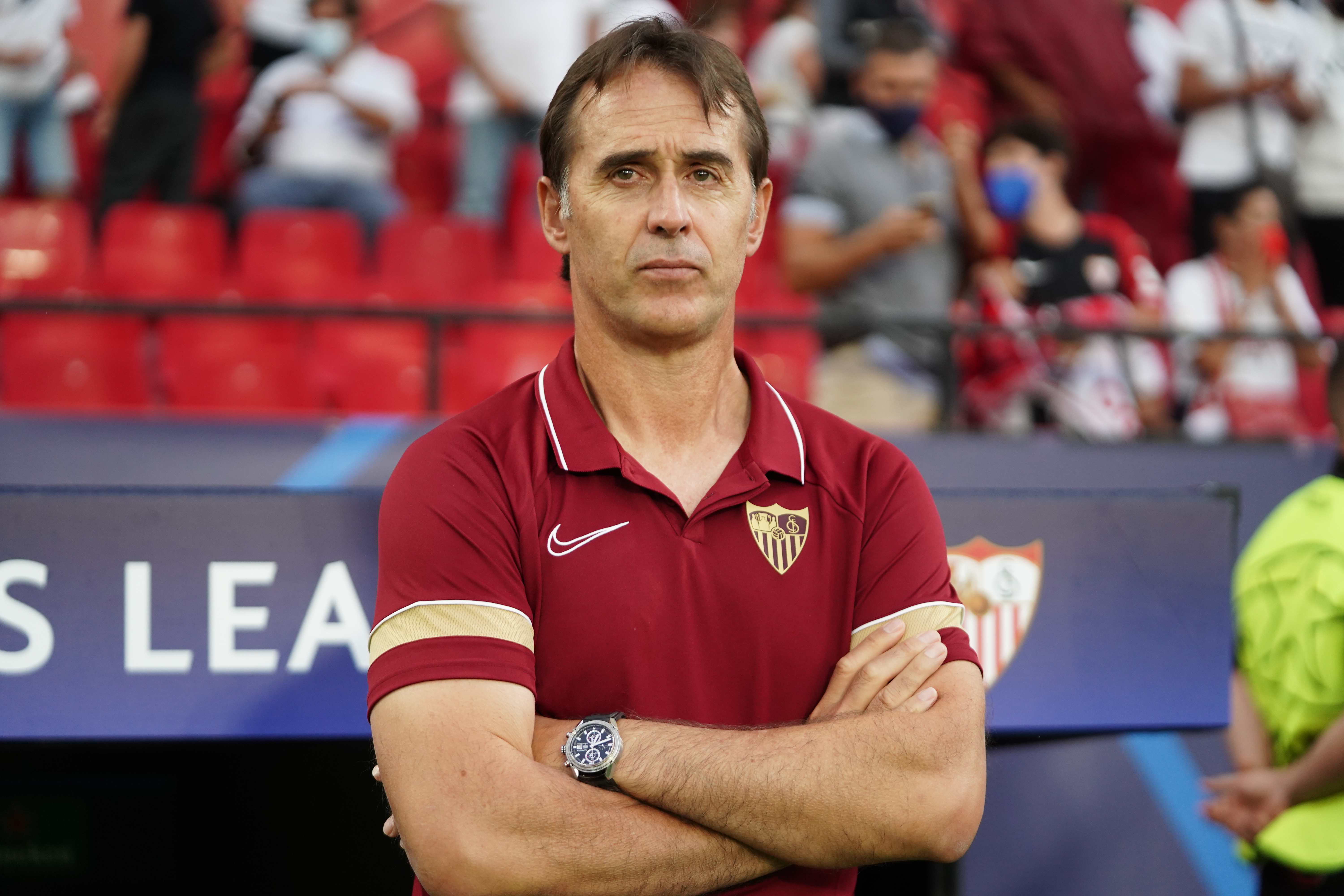 Lopetegui in a game with Sevilla FC 