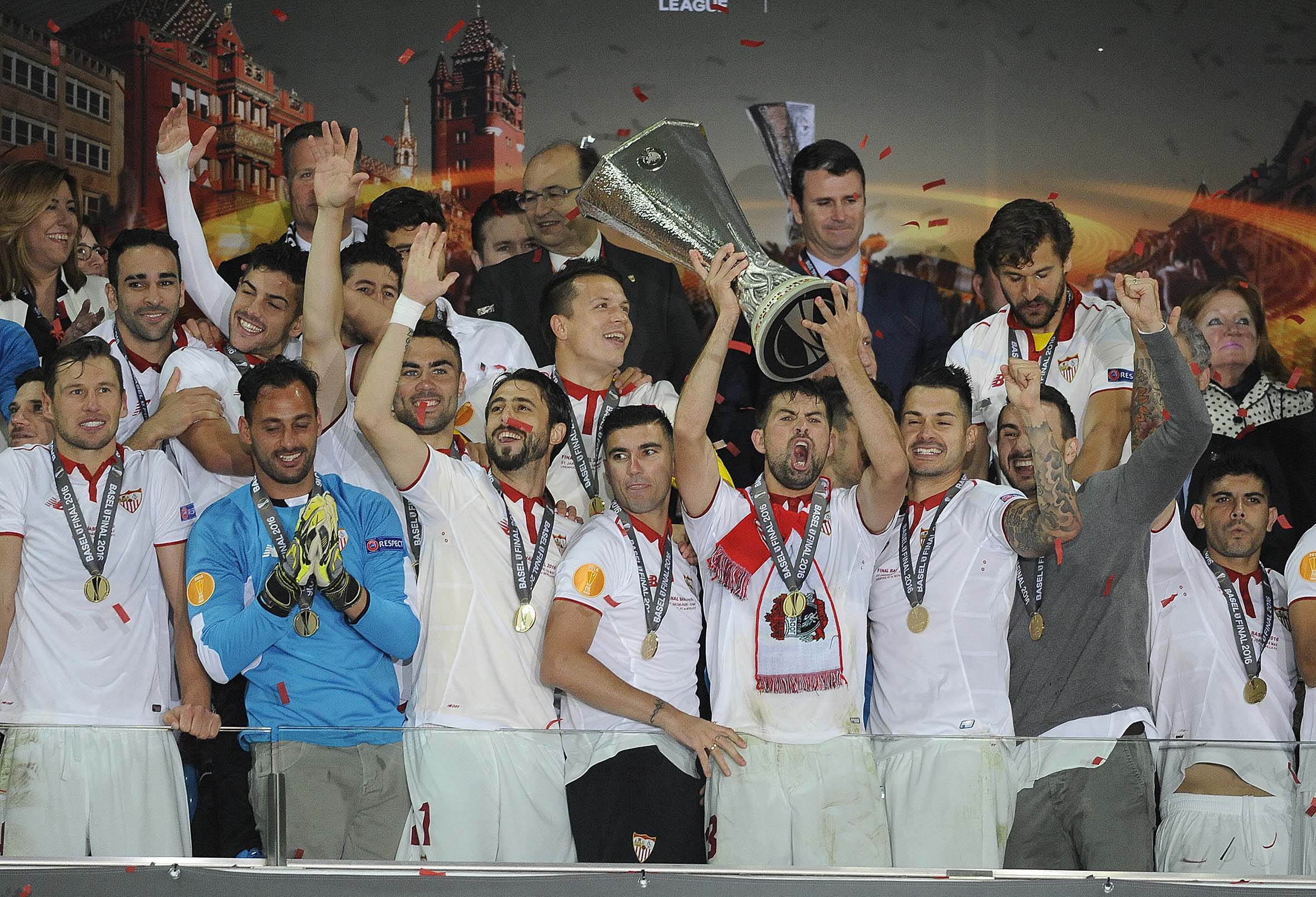 El Sevilla FC, campeón de su quinta UEFA Europa League en Basilea