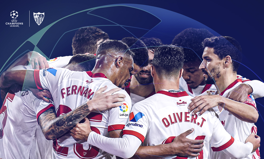 Sticker 421 Play-Off Qhalifying Teams Sevilla FC Champions League 17/18 